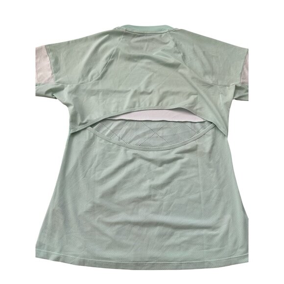 ASICS Women’s Mint Green Jersey Short Sleeve Top Size Large - Picture 8 of 8